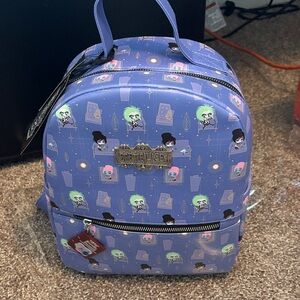Her Universe Purple Backpack with Character Print